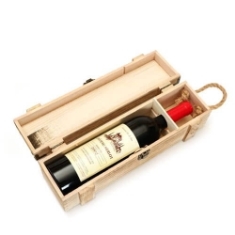 קופסת עץ לבקבוק יין